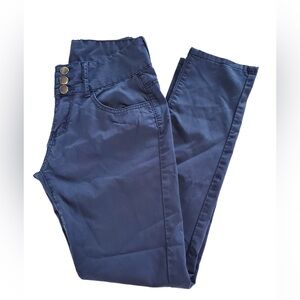 Womens Sz Small EUC Navy Slacks